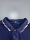 Polo Ralph Lauren Vintage Navy Big Pony Tipped Collar Polo T-Shirt (2XL)