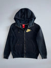 Nike Sportswear | Gold Swoosh Full-Zip Hoodie | Black (S)