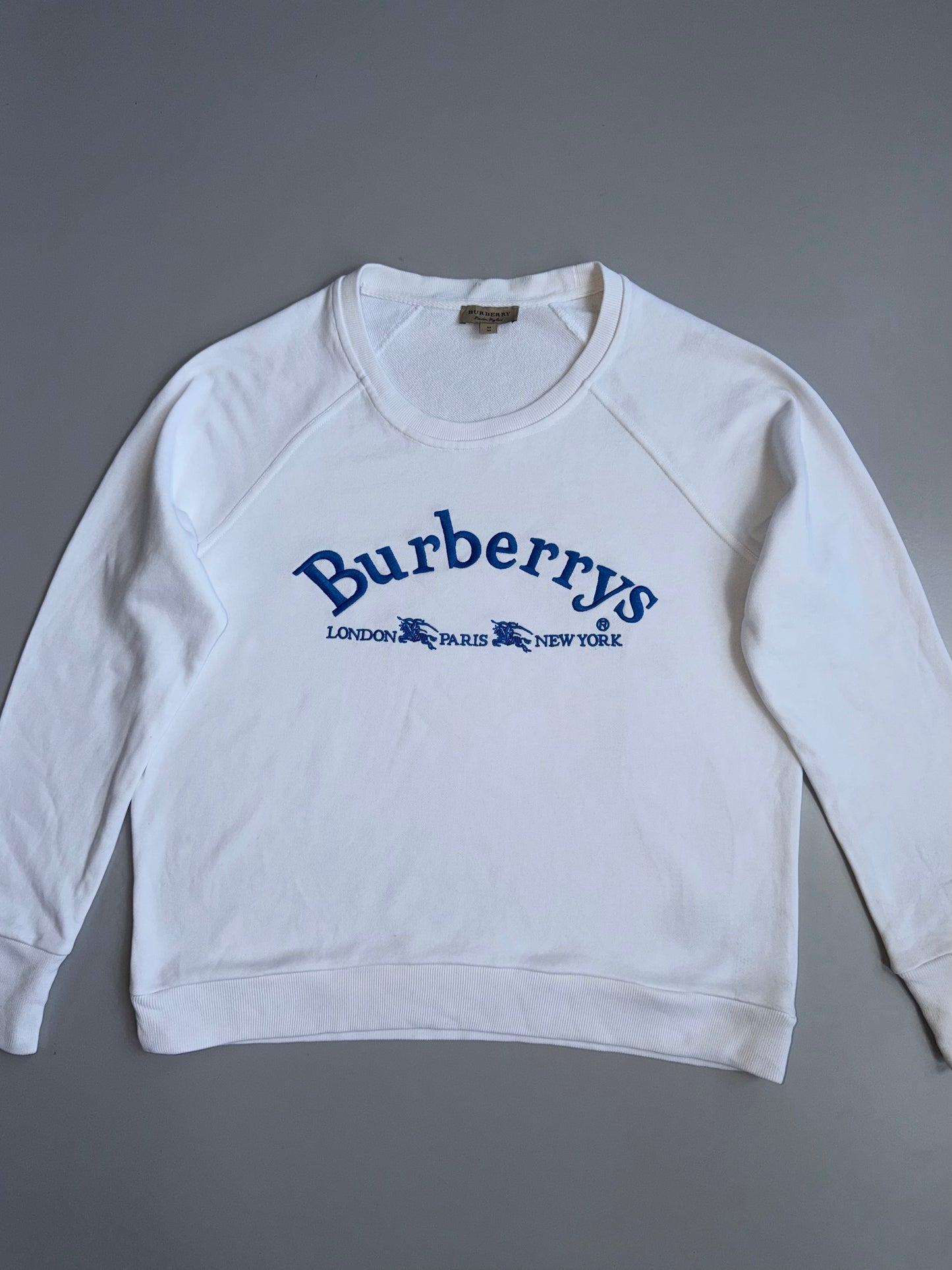 !        Vintage Burberrys London Embroidered Crewneck (RARE) (M/L)