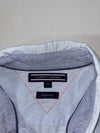 Tommy Hilfiger Light Blue Gingham Short Sleeve Shirt Modern Fit (M)