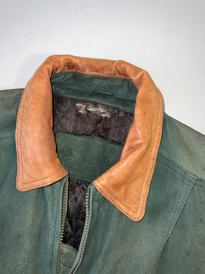 ZSuper Premium Original Vintage Leather Jacket (L)