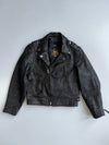 First Gear Original Genuine Leather Vintage Biker Jacket (M)