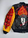 Michael Hoban | WhereMI 1991 early 90s. "Freedom" Pure Leather Bomber Jacket (L)