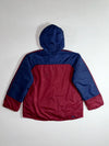 Vintage Adidas Reversible Puffer Jacket  Navy Maroon 3-Stripes (L)