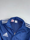 Adidas Navy Three-Stripe Rain Jacket (S)