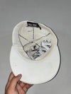 Y2K K&B Ethos NY Rhinestone Embroidered White Fitted Cap (54cm)