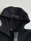 Spyder Black Knit Fleece Full-Zip Hoodie(S/M)