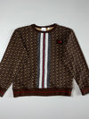 Burberry London England TB Monogram Icon Stripe Crewneck Sweatshirt  (M)