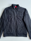 EDC by Esprit Black Canvas Utility Bomber Jacket (L)