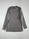Under Armour ColdGear Fitted Long Sleeve Top – Heather Grey (S)