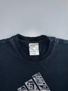 Adidas | Circuit-Board Logo Tee | Faded Black (L)