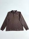 Lacoste Long Sleeve Piqué Polo – Chocolate Brown (2XL)