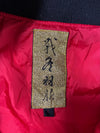 Japanese Sukajan Dragon & Sakura Embroidered Puffer Bomber Jacket (L/XL )