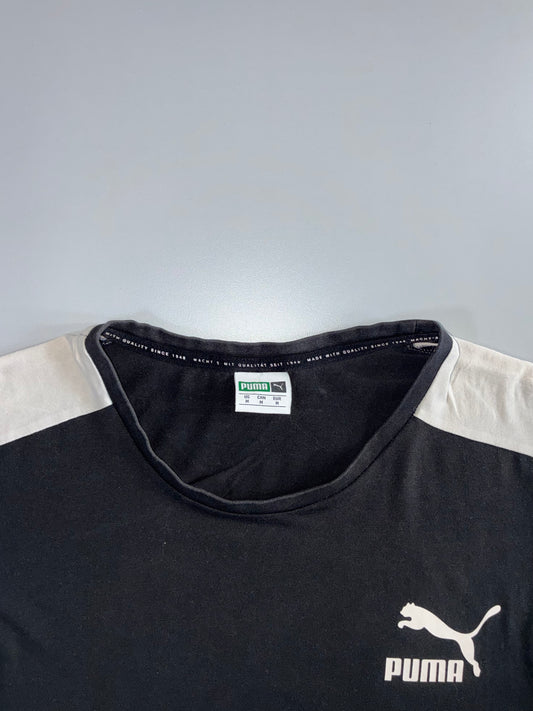 Puma | T7 Retro Panel Tee | Black/White (L)