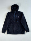 Adidas Originals Black Sherpa Fleece Hoodie – Embroidered Trefoil (XL)