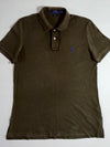 Polo Ralph Lauren Olive Green Custom Fit Polo T-Shirt (L)