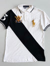 Polo Ralph Lauren Big Pony White & Black Sash Polo (S)