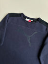 Puma Sport Lifestyle Navy Tonal Big Cat Logo Crewneck Sweatshirt(L)