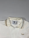 Adidas Originals Trefoil Quarter-Zip Terry Sweatshirt – Cream White (M)