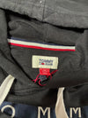 Vintage Tommy Jeans Black Flag Logo Hoodie Dress Women's (M/L)