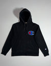 Champion Reverse Weave Big C Logo Hoodie Black (M)