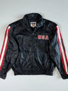 Vintage USA Flag Leather Racing Jacket (2XL/3XL)