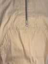 Vintage Burberry London Blue Label Sleeveless Half-Zip Hooded Anorak – Beige (M)