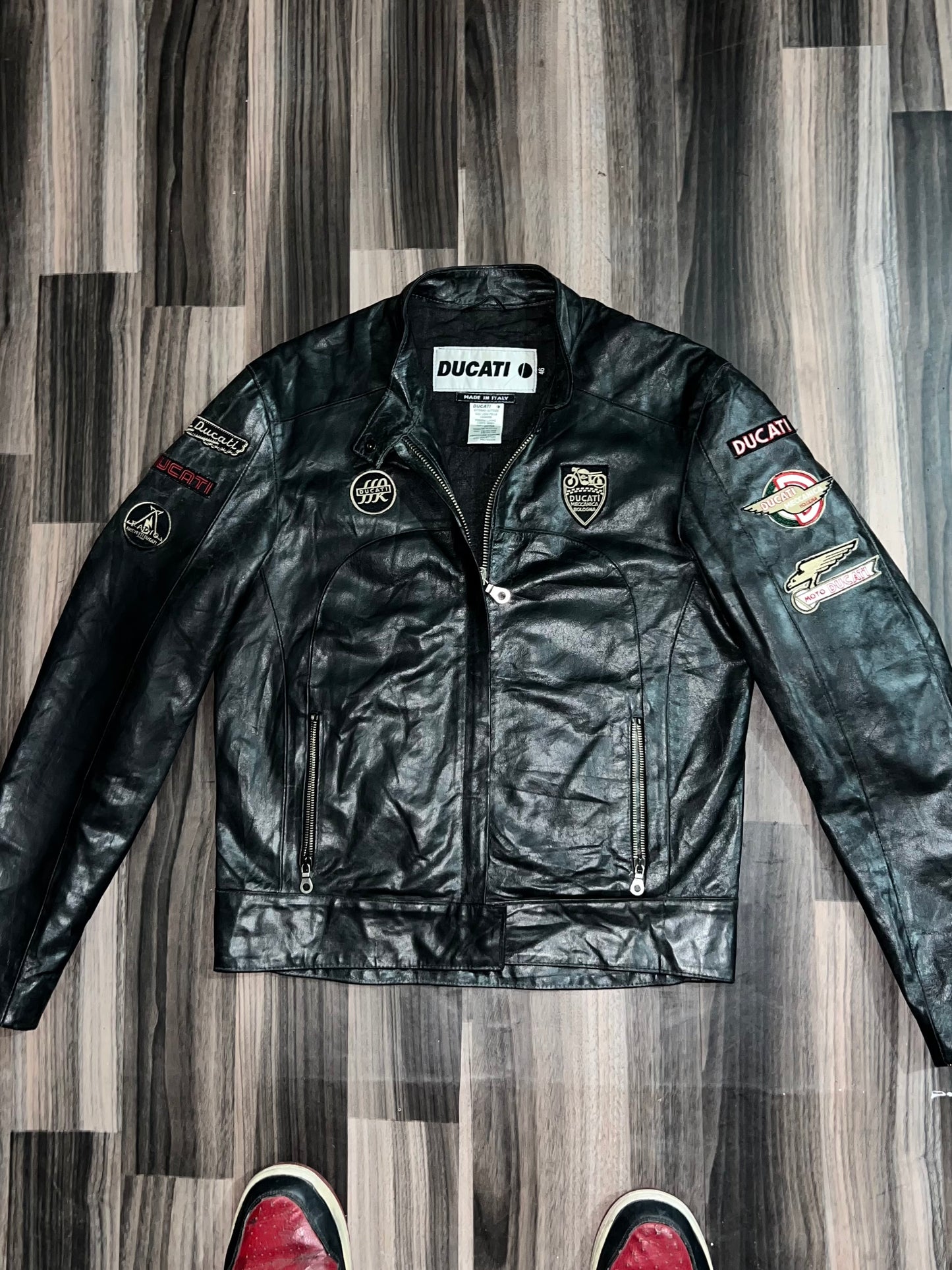 ZDUCATI* Genuine Leather Jacket (S/M)