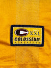 Colosseum Athletics University of Michigan Wolverines #32 Navy to Maize Gradient Fade NCAA Football Jersey (XL/2XL)