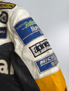 Top Gear Genuine Leather Movistar Suzuki MotoGP Racing Jacket Multi-Sponsor Patches (Paded)(M)