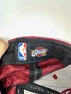 Mitchell & Ness Cleveland Cavaliers Burgundy Suede Snapback – Tonal Embroidered Logo, Perforated Brim (Adjustable)