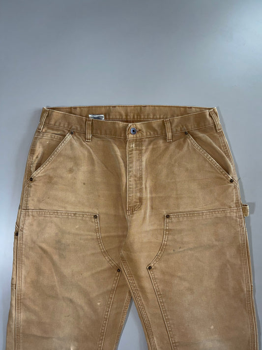 Carhartt Tan Double Knee Carpenter Pants (W:38 |L:41)