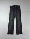 Armani Jeans AJ Washed Black Straight Leg Denim Jeans (W:29) (L:43)