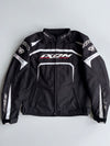 IXON Racing Technology Black Motorcycle Riding Jacket – Protective Biker Gear (PADDED) (L)