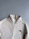 The North Face Fleece Jacket | Cream & Tan Colorblock | Women’s (L/XL)