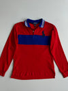 Polo Ralph Lauren Big Pony Colorblock Rugby Polo T-Shirt “Class of 67” | Red & Royal Blue (XS)