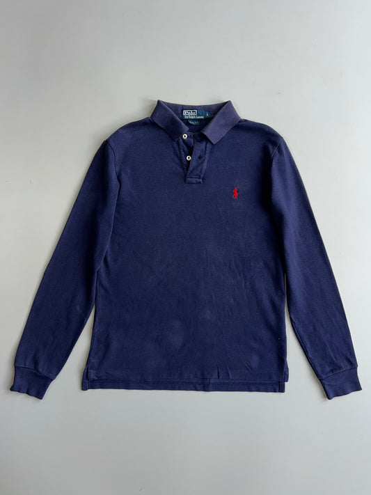 Polo by Ralph Lauren Slim Fit Long Sleeve Piqué Polo T-shirt (M)