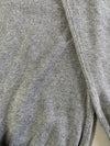 Chaps Cotton V-Neck Sweater – Heather Grey (L)