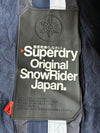 Superdry SnowRider Navy Padded Jacket – Fleece Lined (S)