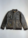 ZOld Navy Vintage Premium Original Pure Leather Jacket (XL/2XL)