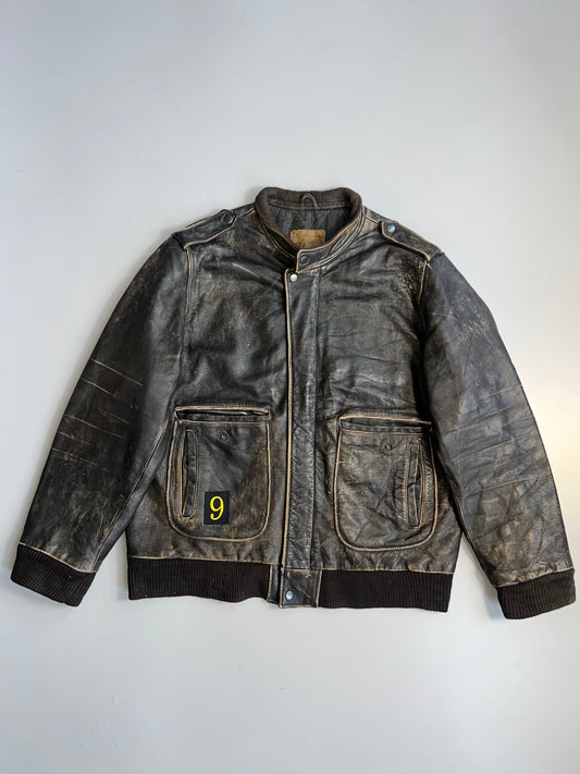 !      Old Navy Vintage Premium Original Pure Leather Jacket (XL/2XL)