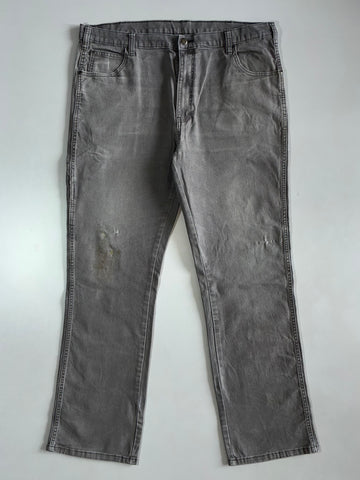 Dickies Grey Distressed Carpenter Pants (W:38|L:42)