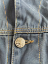 Diesel Industry Leather-Collar Denim Trucker Jacket (2XL/3XL)