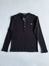 Burberry Black Label Ribbed Henley Longsleeve (M/L)