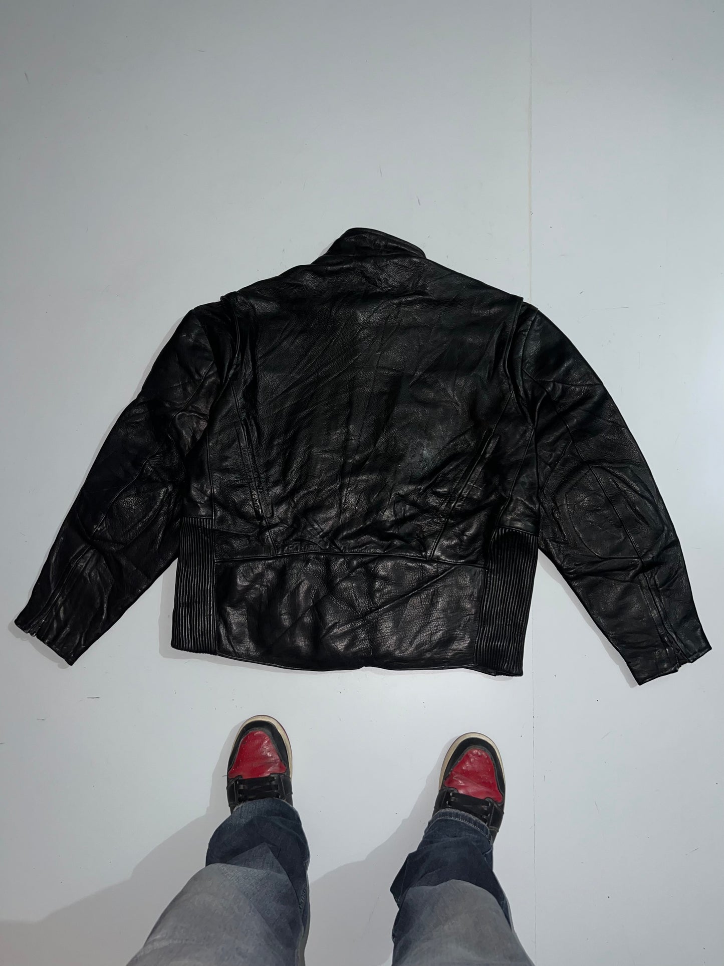 !Super Heavy Premium Original Leather Jacket (2XL) (RARE)