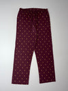 Polo Ralph Lauren Maroon All-Over Pony Print Lounge Pants (W:34) (L:42)