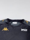 Kappa InterSport Logo Tape Long Sleeve Sports Jersey – Black/Gold (XL)