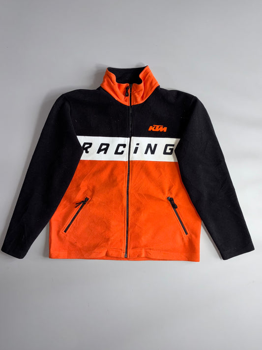 KTM Hard Equipment | Racing Fleece Zip Jacket | Black/Orange (L)