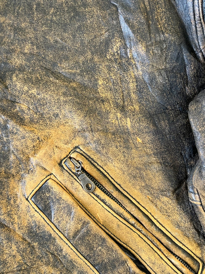 ZSuper Premium Rare Vintage Original Leather Jacket (L/XL)