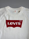 Levi's | Batwing Logo Crewneck | White | Size S